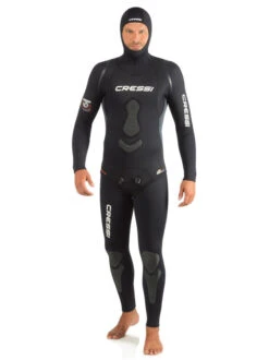 Cressi Apnea 2mm Skin Wetsuit Mens 10 Cressi Apnea 2mm Skin Wetsuit Mens -Free Dive Gears Sales Cressi Apnea 2mm Wetsuit Front with Hood