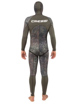 Cressi Seppia 5mm Open Cell Wetsuit Mens 22 Cressi Seppia 5mm Open Cell Wetsuit Mens -Free Dive Gears Sales Cressi Seppia 5mm 2 Piece Open Cell Wetsuit Mens Back with Hood