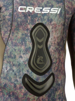 Cressi Seppia 5mm Open Cell Wetsuit Mens 28 Cressi Seppia 5mm Open Cell Wetsuit Mens -Free Dive Gears Sales Cressi Seppia 5mm 2 Piece Open Cell Wetsuit Mens Chest Pad Detail