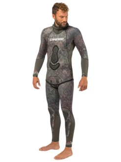Cressi Seppia 5mm Open Cell Wetsuit Mens 20 Cressi Seppia 5mm Open Cell Wetsuit Mens -Free Dive Gears Sales Cressi Seppia 5mm 2 Piece Open Cell Wetsuit Mens Front