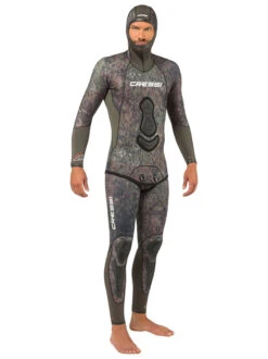 Cressi Seppia 5mm Open Cell Wetsuit Mens 21 Cressi Seppia 5mm Open Cell Wetsuit Mens -Free Dive Gears Sales Cressi Seppia 5mm 2 Piece Open Cell Wetsuit Mens Front with Hood
