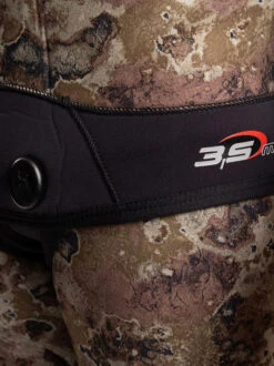 Cressi Tecnica 3.5mm Open Cell Wetsuit Mens -Free Dive Gears Sales Cressi Tecnica 3.5mm Wetsuit Mens Front Detail