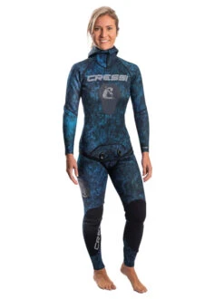 Cressi Tokugawa 3.5mm 2-Piece Open Cell Wetsuit Womens -Free Dive Gears Sales Cressi Tokugawa Pro 3.5mm 2 Piece Wetsuit Womens Front