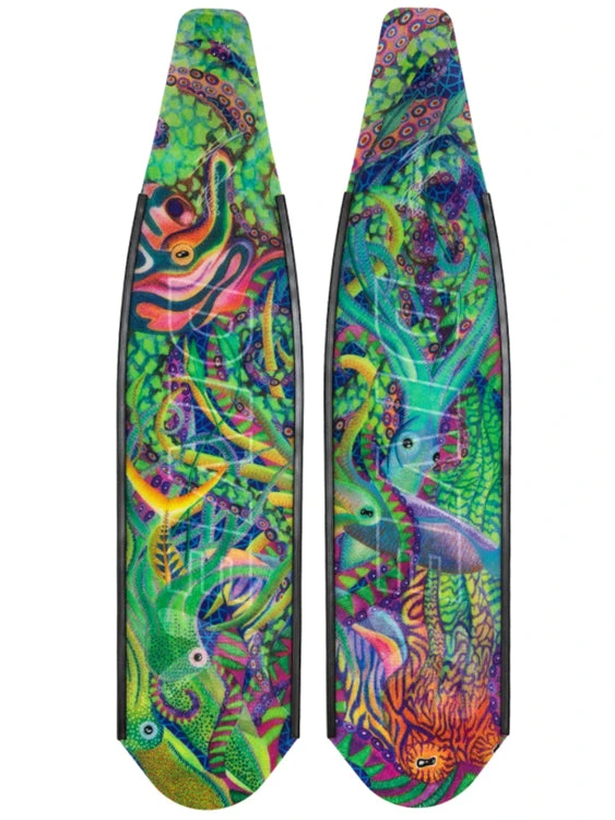 DiveR Freediving Fin Blades - Cephalopod 3 DiveR Freediving Fin Blades - Cephalopod