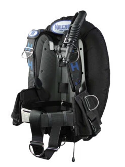 Halcyon Adventure Pro Carbon Fibre Backplate Wing System -Free Dive Gears Sales Halcyon Adventure Pro Carbon Fibre Backplate Wing System Side