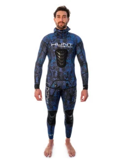 Huntmaster Burnum Huntsman 1.5mm Wetsuit 20 Huntmaster Burnum Huntsman 1.5mm Wetsuit -Free Dive Gears Sales Huntmaster Burnum Huntsman 1.5mm Wetsuit Camo Series Blue