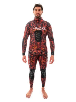 Huntmaster Burnum Huntsman 1.5mm Wetsuit 21 Huntmaster Burnum Huntsman 1.5mm Wetsuit -Free Dive Gears Sales Huntmaster Burnum Huntsman 1.5mm Wetsuit Camo Series Red