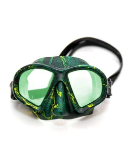 Huntmaster Harbinger Camo Diving Mask -Free Dive Gears Sales Huntmaster Harbinger Camo Mask Green