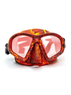 Huntmaster Harbinger Camo Diving Mask -Free Dive Gears Sales Huntmaster Harbinger Camo Mask Red