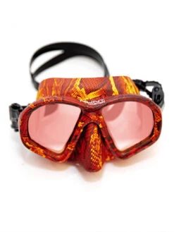 Huntmaster Harbinger Camo Diving Mask -Free Dive Gears Sales Huntmaster Harbinger Camo Mask Red Top