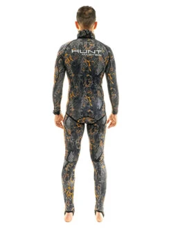 Huntmaster Hooded Spearfishing Rashguard 2-Piece Camo Suit Unisex 29 Huntmaster Hooded Spearfishing Rashguard 2-Piece Camo Suit Unisex -Free Dive Gears Sales Huntmaster Hooded Spearfishing Rashguard 2 Piece Suit with Chest Pad Camo Unisex Blaze Back