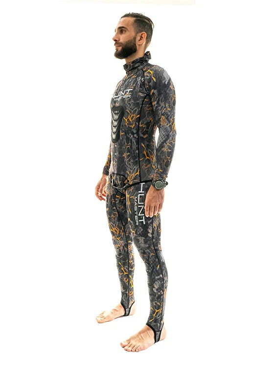Huntmaster Hooded Spearfishing Rashguard 2-Piece Camo Suit Unisex 10 Huntmaster Hooded Spearfishing Rashguard 2-Piece Camo Suit Unisex - Image 8