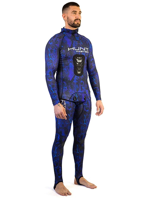 Huntmaster Hooded Spearfishing Rashguard 2-Piece Camo Suit Unisex 13 Huntmaster Hooded Spearfishing Rashguard 2-Piece Camo Suit Unisex - Image 11