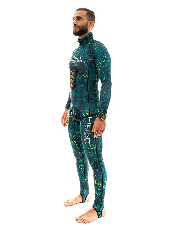 Huntmaster Hooded Spearfishing Rashguard 2-Piece Camo Suit Unisex 14 Huntmaster Hooded Spearfishing Rashguard 2-Piece Camo Suit Unisex - Image 12