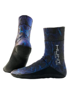 Huntmaster Burnum Neoprene 3.5mm Socks Camo Series -Free Dive Gears Sales Huntmaster Neoprene 3.5mm Socks Camo Series Blue