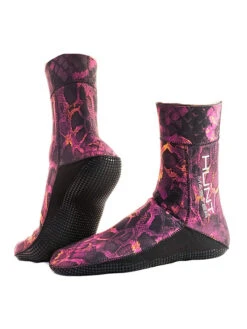 Huntmaster Burnum Neoprene 3.5mm Socks Camo Series -Free Dive Gears Sales Huntmaster Neoprene 3.5mm Socks Camo Series Pink