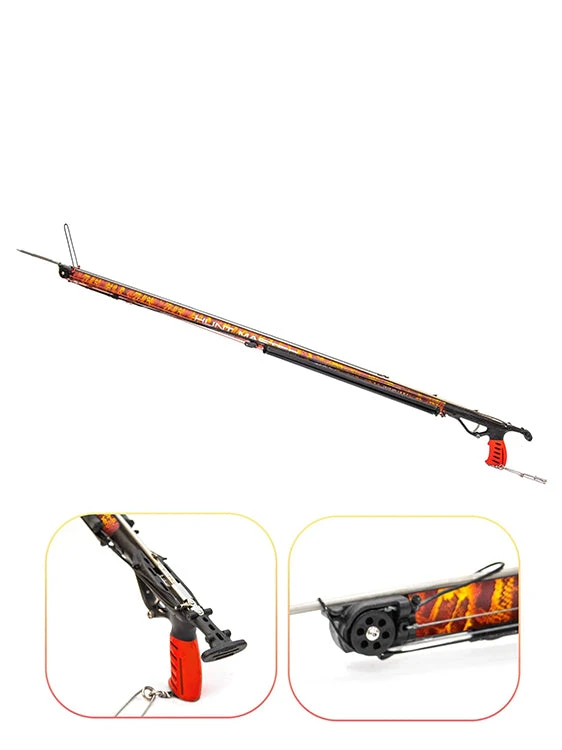 Huntmaster Wigun Aluminium Invert Roller Speargun Camo Series Red Camo 4 Huntmaster Wigun Aluminium Invert Roller Speargun Camo Series Red Camo - Image 2