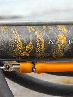 Huntmaster Wigun Aluminium Open Head Speargun Camo Series Blaze Camo -Free Dive Gears Sales Huntmaster Wigun Alu Open Head Speargun Camo Series Blaze Camo Lifestyle Side