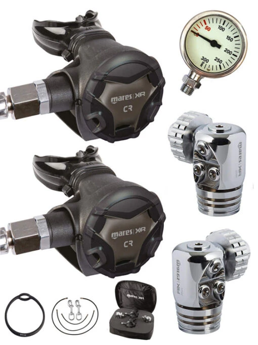 Mares XR Tek Regulator Set 25XR 4 Mares XR Tek Regulator Set 25XR -Free Dive Gears Sales Mares XR 25XRTek Regulator Set
