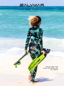 Salvimar Sea Walker Lady 3.5mm Wetsuit 9 Salvimar Sea Walker Lady 3.5mm Wetsuit -Free Dive Gears Sales Salvimar Seawalker 3.5mm Spearfishing Suit Ladies Lifestyle Back