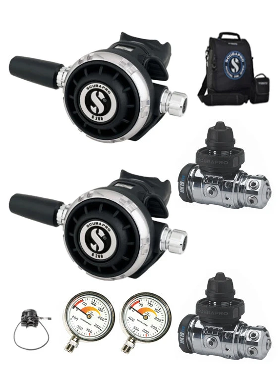 Scubapro MK25 Evo (or MK19 Evo) / G260 Sidemount Regulator Set 4 Scubapro MK25 Evo (or MK19 Evo) / G260 Sidemount Regulator Set - Image 2