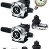 Scubapro MK25 Evo / A700 Backmount Tech Diver Regulator Set -Free Dive Gears Sales Scubapro MK25 Evo A700 Tech Diver Regulator Set